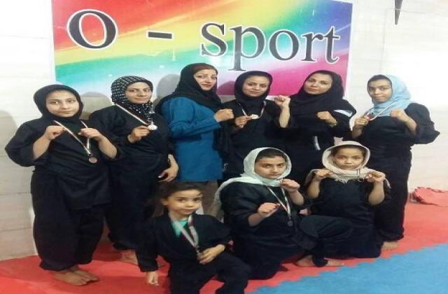 درخشش تیم تای کیک بوکسینگ بانوان لارستان در مسابقات استان فارس