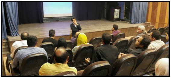  حضور کیوان محسنی فیلمساز جوان گراشی در جلسه پاتوق فیلم کوتاه انجمن سینمای جوان لار